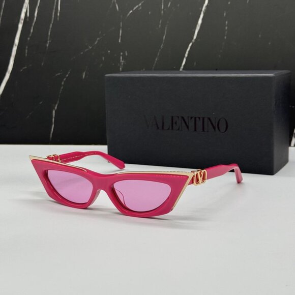 NEW V-GOLDCUT VLS-113C VALENTINO SUNGLASSES PINK CAT EYE EYEWEAR VALENTINO main image 10